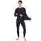 Thermal Underwear Sets for Men Long Johns Tops & Bottoms Insulated Long Sleeve Shirt and Pants Winter Warm Base Layer Black