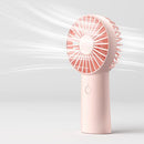 JISULIFE Handheld Fan, 4000mAh Small Portable Fan, Personal USB Rechargeable Pocket Fan [4-16H Working Time] Battery Operated Hand Fan with 3 Speeds for Outdoor/Travel, Summer for Men Women-Pink