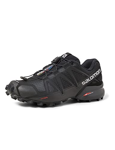 Salomon Women's Speedcross 4 Trail Running Shoes, Black, 8 UK/9.5 US