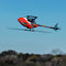 OMPHOBBY M1 EVO RC Helicopter Dual Brushless Motors Direct-Drive Mini RC Helicopters for Adults, 3D Flight Remote Control Airplane 6 Channel Heli BNF Red (Futaba S-FHSS Protocol)