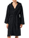 ARENA Unisex Core Soft Robe Bathrobe, Black/White, Large