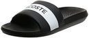 Lacoste Women's Croco 0721 1 CFA Slide, Black, US 8