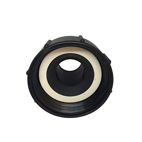 SagaSave IBC Tank Adapter, Plastic Water Pipe Adapter, Garden Hose Drain Plug Connector, S100x8 Coarse Threaded to S60x6