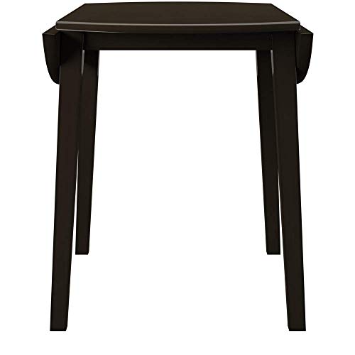 Signature Design by Ashley Hammis Round Dining Room Drop Leaf Table, Dark Brown