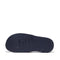 Fitflop Women's Iqushion Bar Buckle Slide Flat Sandal, Midnight Navy, 9 US