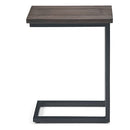 Simpli Home 3AXCSKY-09WB Skyler C Side End Table, Walnut Brown