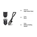 CO-Z Mini Folding Shovel High Carbon Steel, Portable Lightweight Outdoor Tactical Survival Foldable Mini Shovel, Entrenching Tool, Camping, Hiking, Digging, Backpacking, Car Emergency