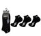 12 Pairs - Mens Official Umbro Sport Trainer Liner Socks Ankle Invisible Socks - UK Size 6-11 (Black), Black, 6-11