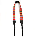 WANBY Camera Strap Canvas Rainbow Neck Shoulder Strap with Quick Release Buckles for DSLR SLR