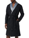 UGG Men's M Robinson Bathrobe, Black Heather, XL