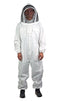 VIVO Professional Large Cotton Full Body Beekeeping Suit with Veil Hood (Bee-V106)