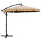 Instahut Outdoor Umbrella Umbrellas Cantilever Stand Sun Garden Patio Shade 3M