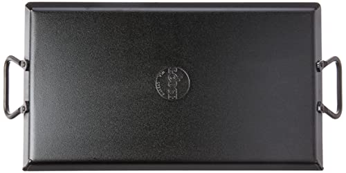 Lodge Carbon Steel Griddle, Pre-Seasoned, 18-inch, Black