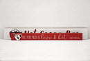 All You Need is Love & Hot Cocoa Wooden Table Top Sign for Hot Chocolate Bar, Kitchen or Dining Room