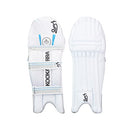 KOOKABURRA Unisex's 4.1 Batting legguards, Ghost Cricket Pads, White, Adult Left Hand