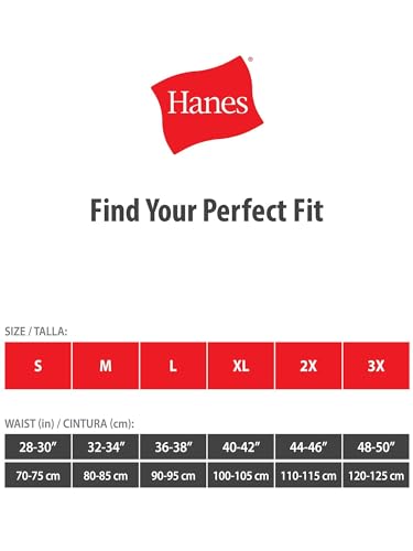 Hanes Men's Comfort Flex Fit Total Support Pouch 3-Pack, Available in Regular and Long Leg, Regular Leg - Blue/Red/Black - 3 Pack, Medium