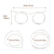 2 Pcs Silly Novelty Loop Straw Glasses, Fun Loop Eye Straws Reusable Eyeglasses Straw for Parties Birthday, DIY Fun Activities, Kids Party, Annual Meeting