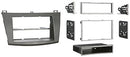 Metra 99-7514B Single or Double DIN Installation Dash Kit for 2010 Mazda 3, Painted Matte Black to Match Dash (Black)