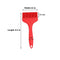Zicome Set of 4 Silicone Pastry Basting Grill Barbecue Brush - Solid Core and Hygienic Solid Coating - 4 Bright Colored Red Blue Orange Green - 8-3/4 Inch Long