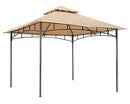 ABCCANOPY Gazebos for Patios 8x8 - Outdoor Steel Frame Gazebo for Lawn Backyard Garden Deck (Beige)