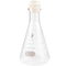 POPETPOP 1pc Conical Flask for Chemistry Bunsen Burner Graduated Flask Boiling Flasks White Outfits Glass Test Tubes Lab Erlenmeyer Flasks 500 Flask Student Use Aldult Glass Suit