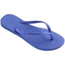 Havaianas Women's slim flip flops, Provence Blue, 7/8 US