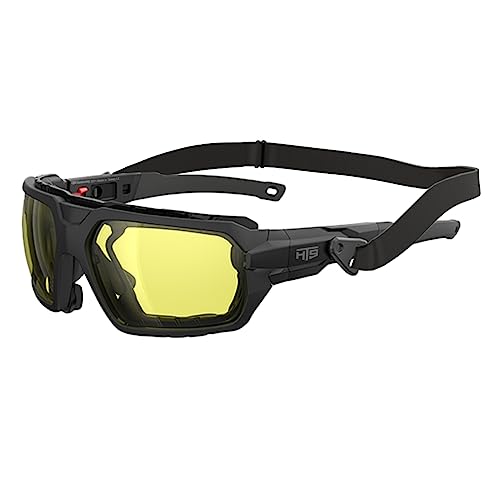 Intense Sport Sunglasses Men & Women - Ideal For Golf, Pickleball, Running  & Tennis. Vented Lenses Prevent Fogging Black