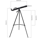 Stargazer Telescope for Astronomy Kids Children Adults Beginners - Portable Telescopes, 50mm Aperture, 400mm Astronomical Moon Planets Refractor, Eyepieces, Adjustable Tripod, Storage Bag