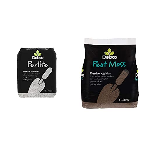 Debco Perlite Additive 5 Litre & Professional Peat Moss 5 Litre