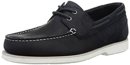 ROCKPORT Men's Southport Boat Shoe, New Dress Blues, 10.5 US