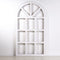 glitzhome Window Frame Wall décor Rustic Arch Wooden Window Pane Country Farmhouse Decorations 36" H x 20" L