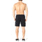ZENWILL Mens Gym Running Shorts, Workout Athletic Bodybuilding Fitness Shorts with Zip Pockets (Large,Black)