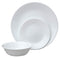 Corelle Winter Frost White Dinnerware Set, 18 piece, 6 x 26cm Dinner Plate, 6 x 17cm Bread & Butter Plate, 4 x 532mL Soup/Cereal Bowl
