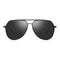 Cyxus Polarized Sunglasses for Men Women Classic Mirrored Lens UV Protection (Black)