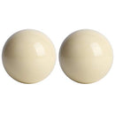 DEWIN White Billiard Ball, Pool Table Snooker Pool Cue Ball Snooker Pool Table Training Spot Cue Ball Standard 5.72cm 2 Pcs(White)