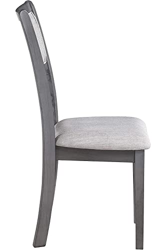 New Classic Furniture Gia Dining Chairs, Set of 2, Gray