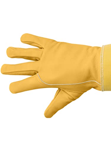 Humble Bee 115 Cowhide Beekeeping Gloves with Reinforced & Ventilated Cuffs