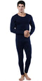 9M Men's Ultra Soft Thermal Underwear Base Layer Long Johns Set with Fleece Lined, Navy Blue, Medium