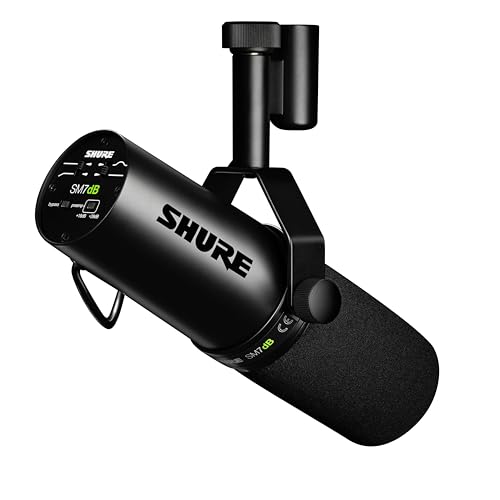 Shure SM7db Active Dynamic Broadcast Voice Over Cardioid Microphone