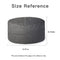 YuppieLife Durable Bean Bag Chair Cover, 4Ft Sack, Dark Grey (No Filler)