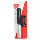 Zefal Air Profil FC01 Telescopic Aluminium Mini MTB Pump, 6 bar/87 psi, 116 g - Silver/Black