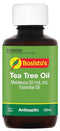 Bosisto's Tea Tree Oil 100mL | Natural Melaleuca Oil, Essential Oils, Natural Anitseptic, Natural Antibacterial, Deodoriser, Treats and Prevents Infection for Acne, Abrasions, Insect Bites, Natural Foot Care, Australian Owned