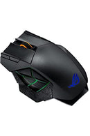 ASUS ROG Spatha X Wireless FPS MMO Gaming Mouse - Magnetic Charging Stand, ROG Push-Fit Swappable Switches, 12 Programmable Buttons, ROG Paracord, Aura Sync RGB Lighting