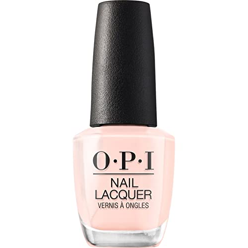 OPI Nail Lacquer, Up to 7 Days of Wear, Chip Resistant and Fast Drying Nail Polish, Bubble Bath, 15ml