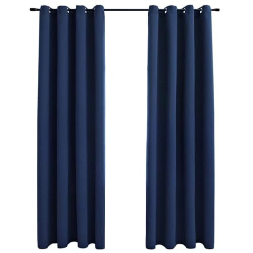 Gominimo Blackout Curtains Bedroom, Bedroom Curtains, Blue Curtains, Room Darkening Curtains, Window Curtains Blackout, Blackout Curtains