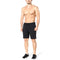 ZENWILL Mens Gym Running Shorts, Workout Athletic Bodybuilding Fitness Shorts with Zip Pockets (Large,Black)