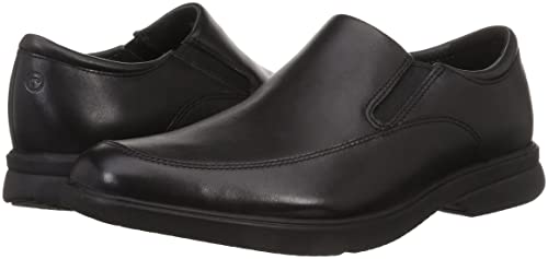 Rockport Men's Aderner Slip On Business Shoe, Black Leather, US 9.5