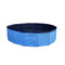 Floofi Dog Pool, Swimming Pool, Small Pool, Hard Plastic Pool, Dog Pools for Large Dogs, Outdoor Pool, Mini Pool, Pet Pool (Blue)