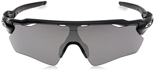 Oakley Men's Oo9208 Radar Ev Path Rectangular Sunglasses, Polished Black/Prizm Black, 38 mm