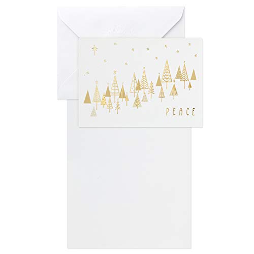 Hallmark Religious Boxed Christmas Cards Assortment, Gold Foil (48 Cards with Envelopes)